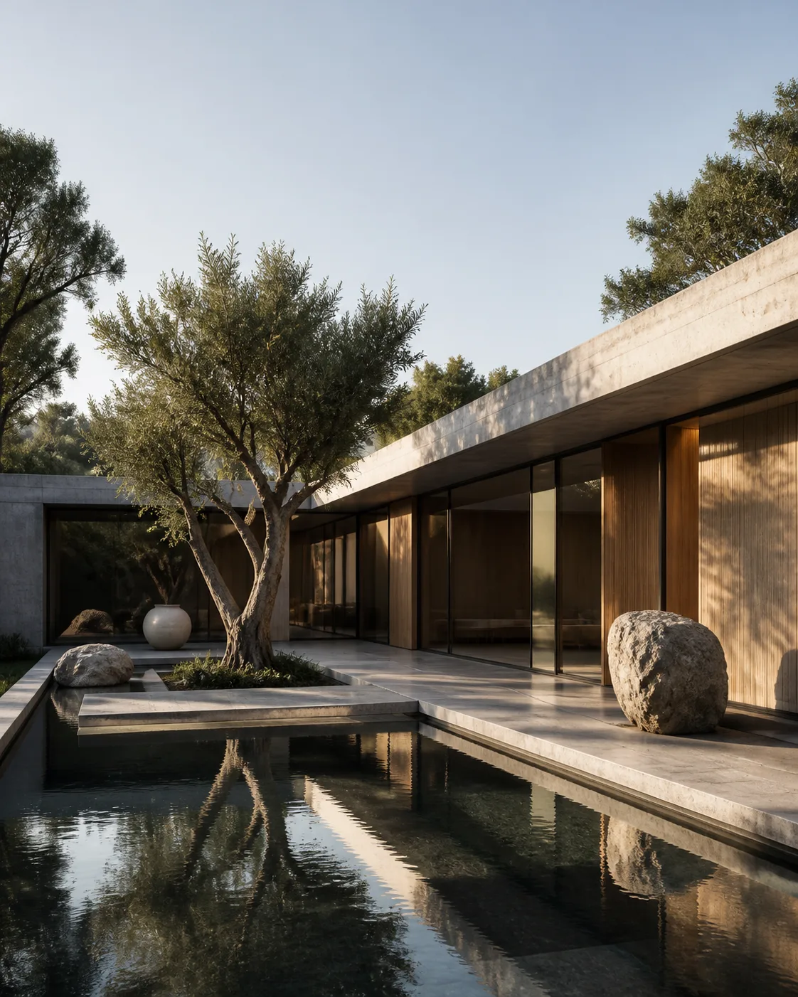 Casa Patio: Minimalista, 185 m², Santa Ana